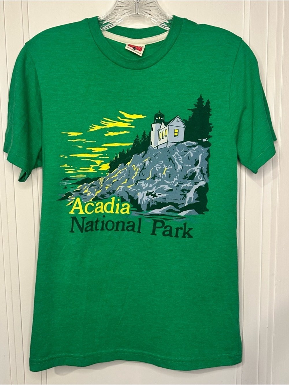 Homage Acadia National Park Green Graphic T-Shirt